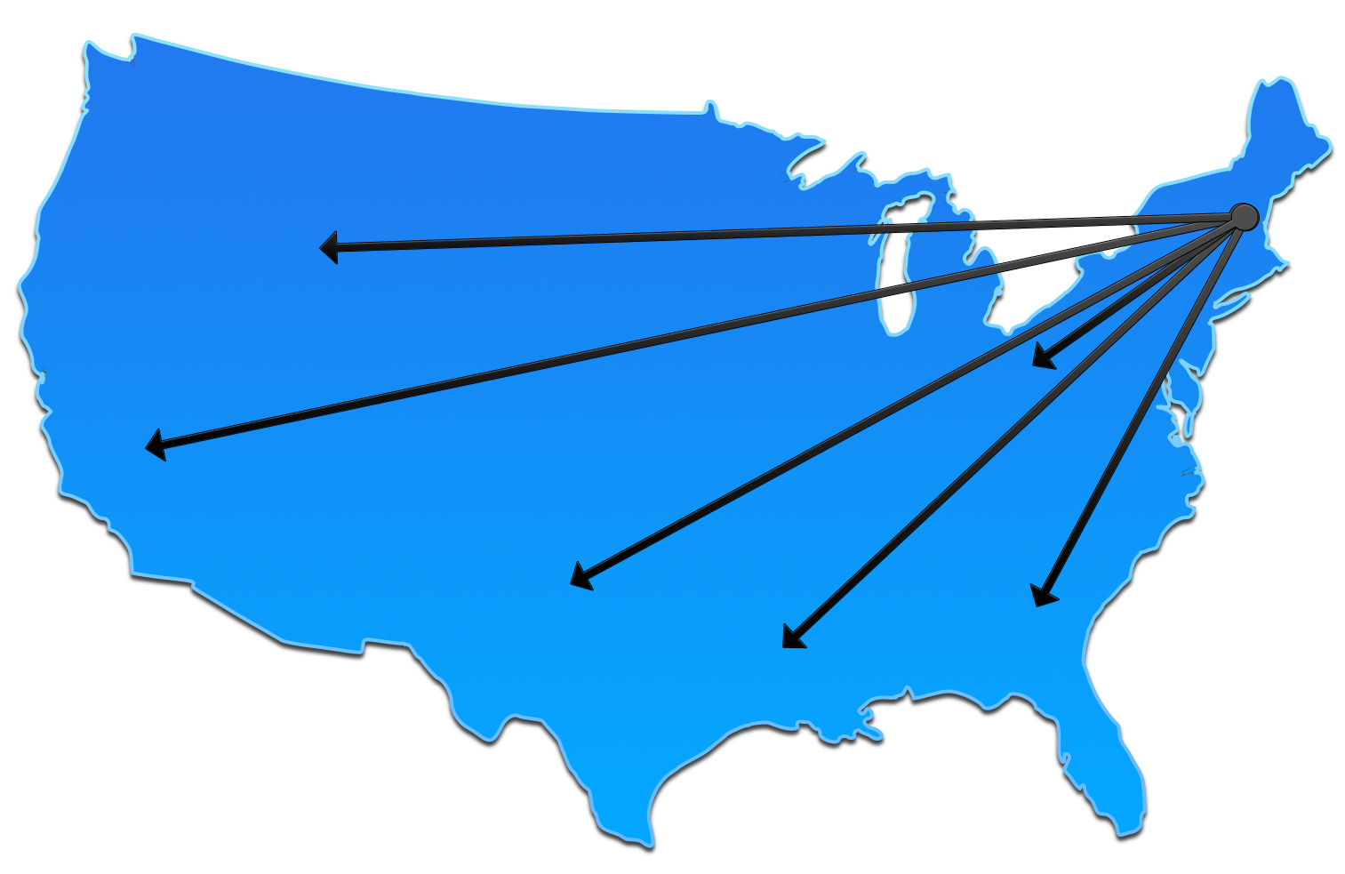 Secure Recovery Solutions LLC - Coverage Area Map